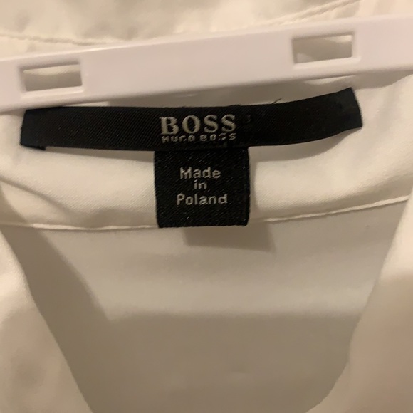 BOSS - SLIM-FIT BLOUSE IN STRETCH COTTON - only worn twice - like new condition - Picture 2 of 5